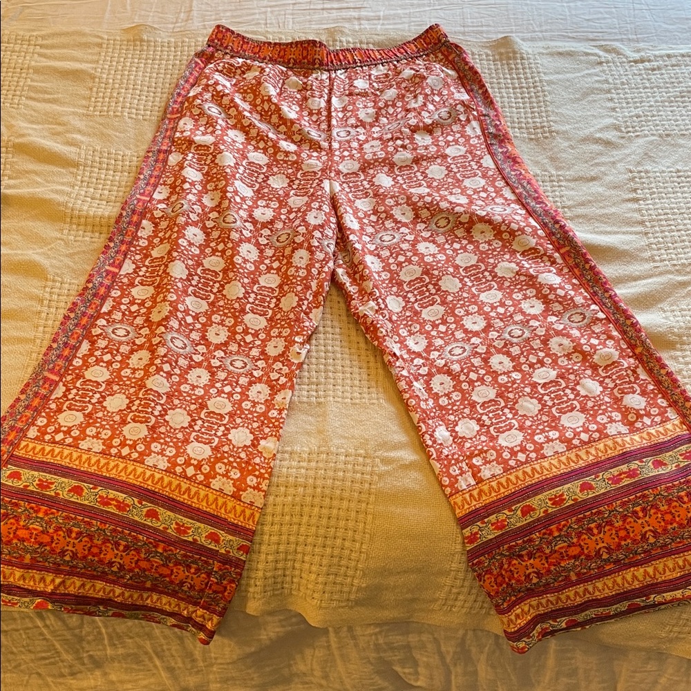 Anthropologie Vibrant Patterned Pants